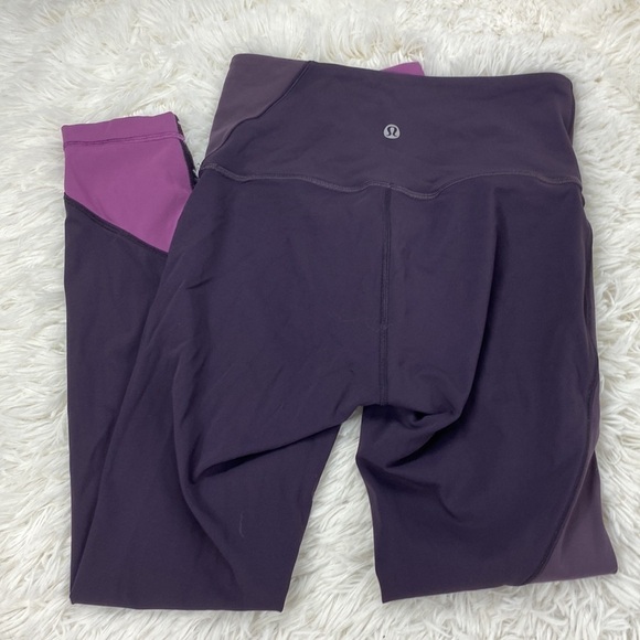 Lululemon Wunder Under Hi-Rise 7/8 Tight (Special Edition) 25" Black Currant - Picture 6 of 7